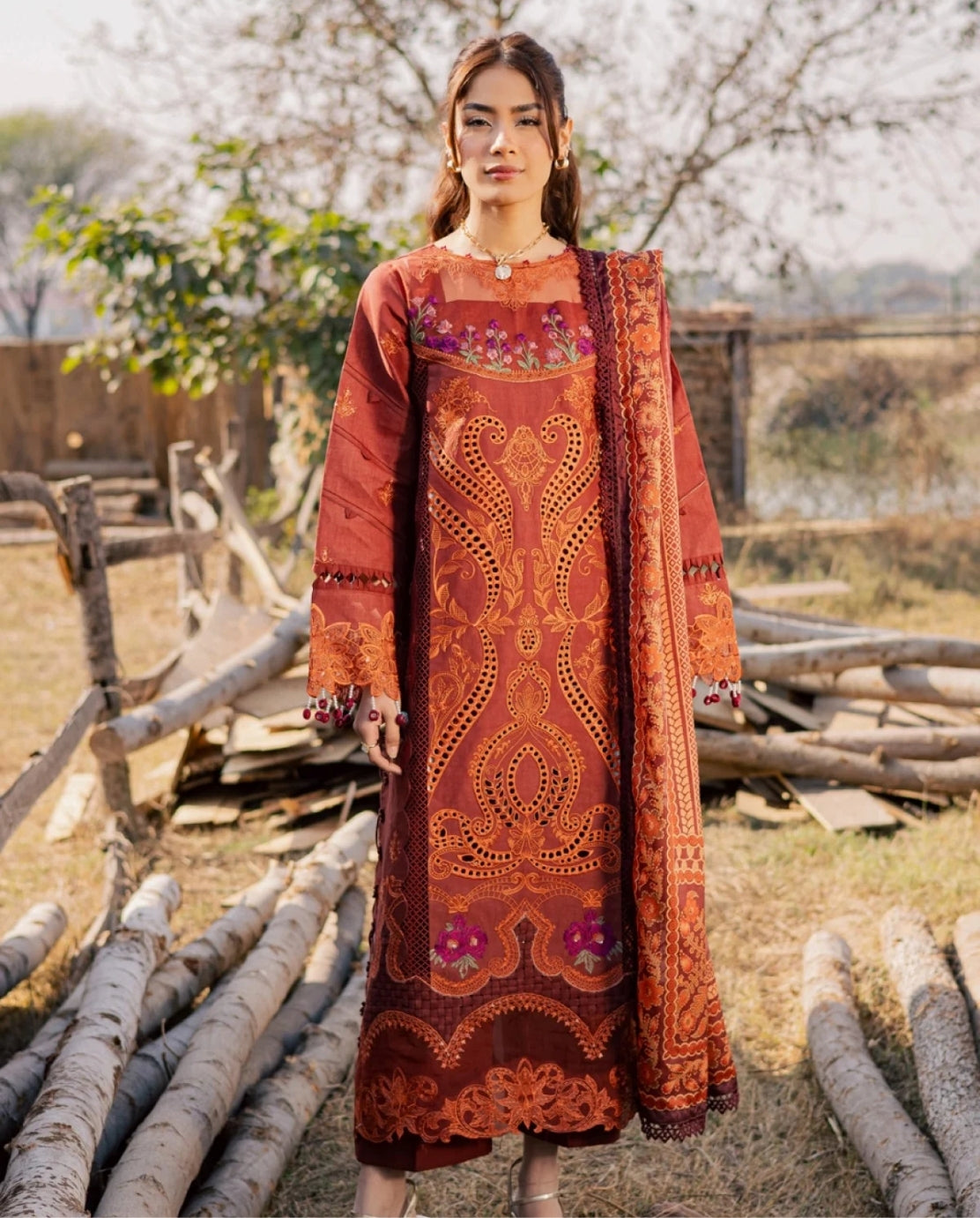 Parishay Summer Queen 26 Volume 02 SQU#09 – Luxury Embroidered Lawn Suit 3PC