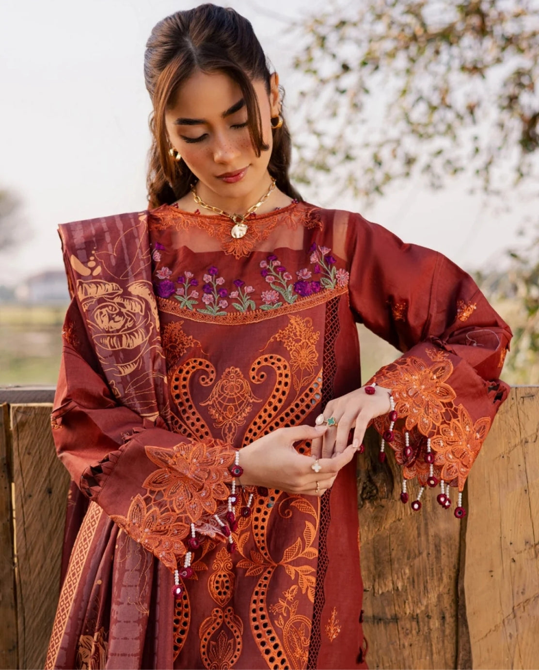 Parishay Summer Queen 26 Volume 02 SQU#09 – Luxury Embroidered Lawn Suit 3PC