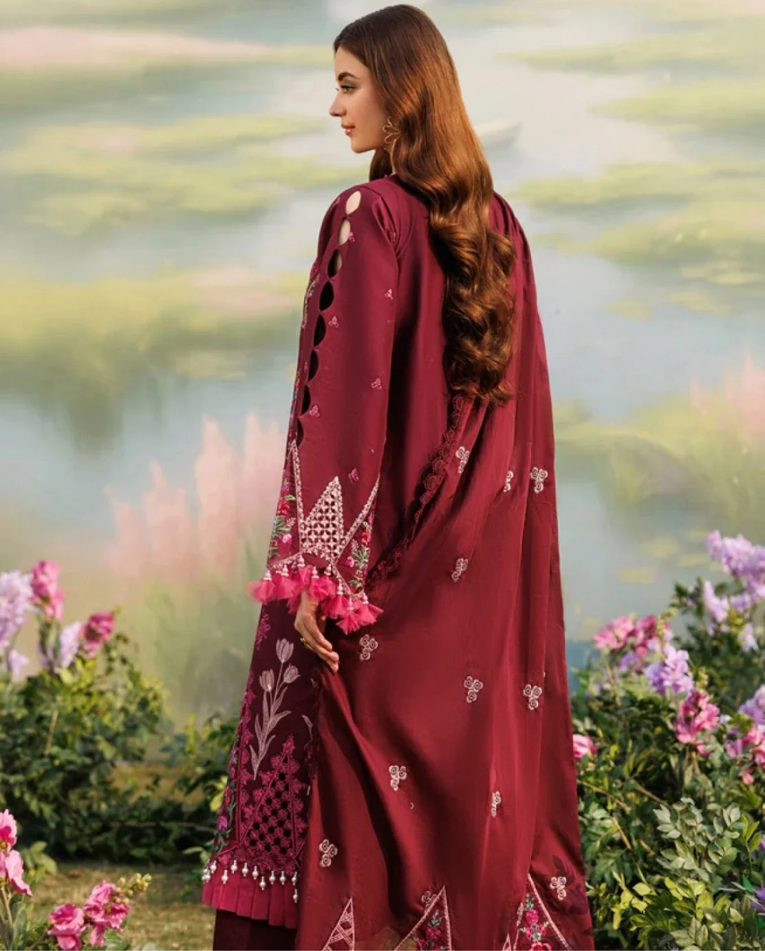 Parishay Shangrila Volume II 26 ANG#07 – Luxury Embroidered Lawn Suit 3PC