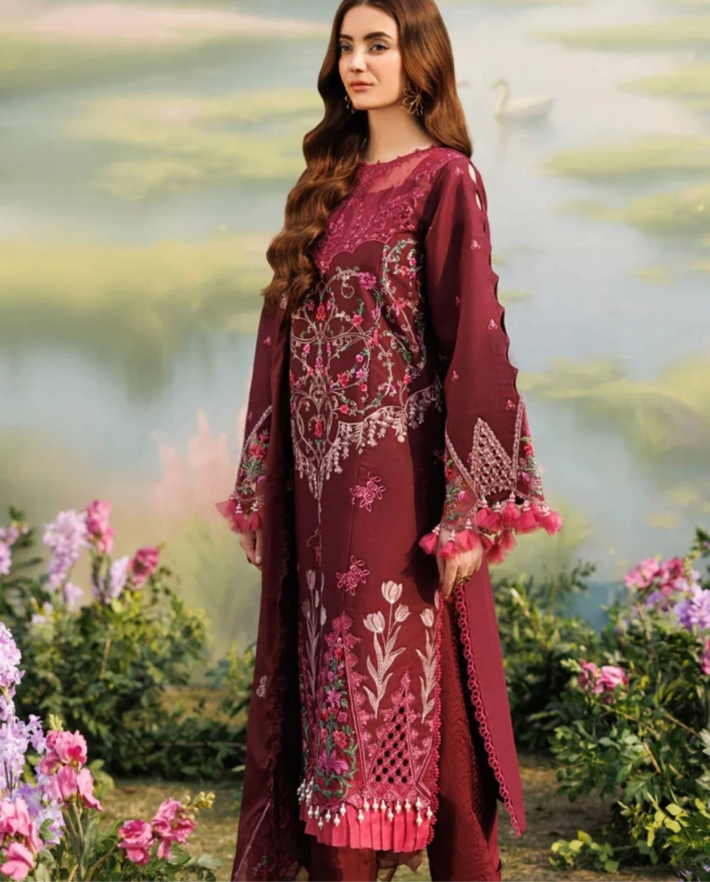 Parishay Shangrila Volume II 26 ANG#07 – Luxury Embroidered Lawn Suit 3PC