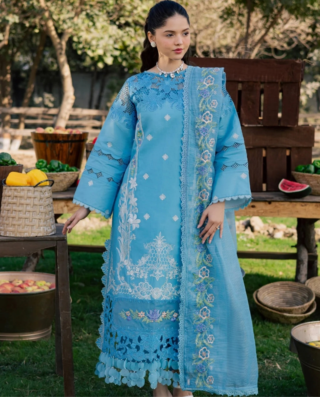 Parishay Summer Queen 26 Volume 02 SQU#13 – Luxury Embroidered Lawn Suit 3PC