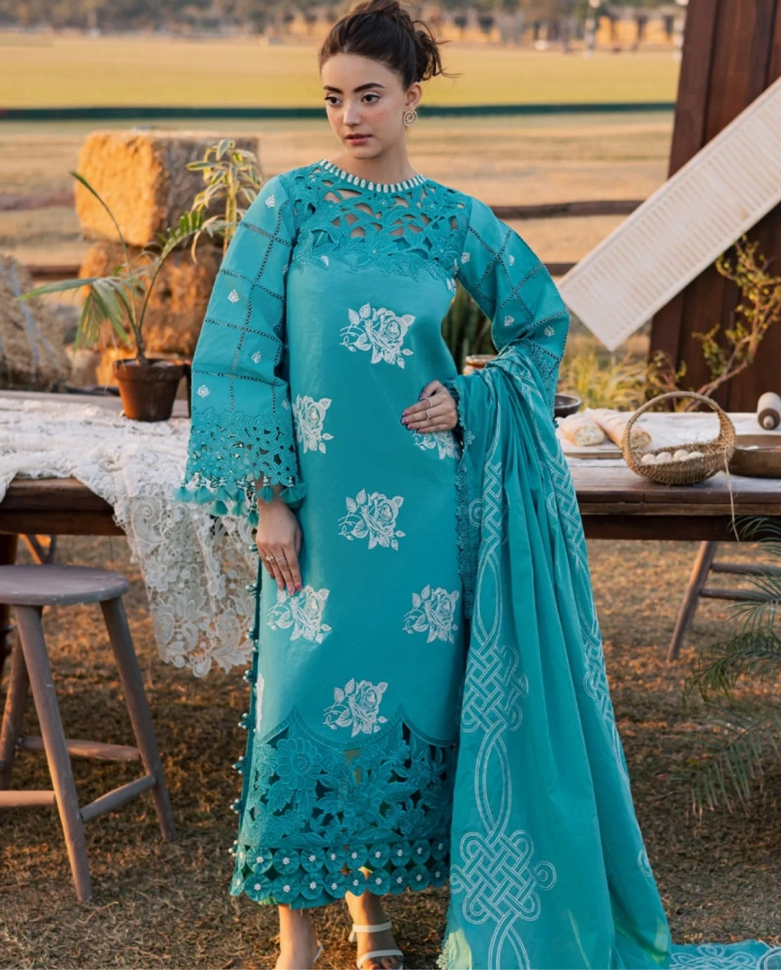 Parishay Summer Queen 26 Volume 02 SQU#15 – Luxury Embroidered Lawn Suit 3PC