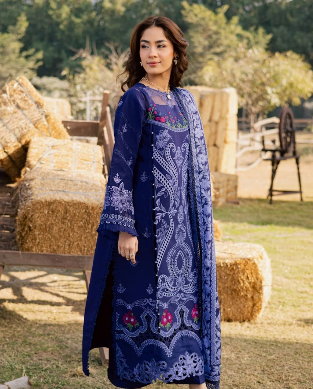 Parishay Summer Queen 26 Volume 02 SQU#12 – Luxury Embroidered Lawn Suit 3PC