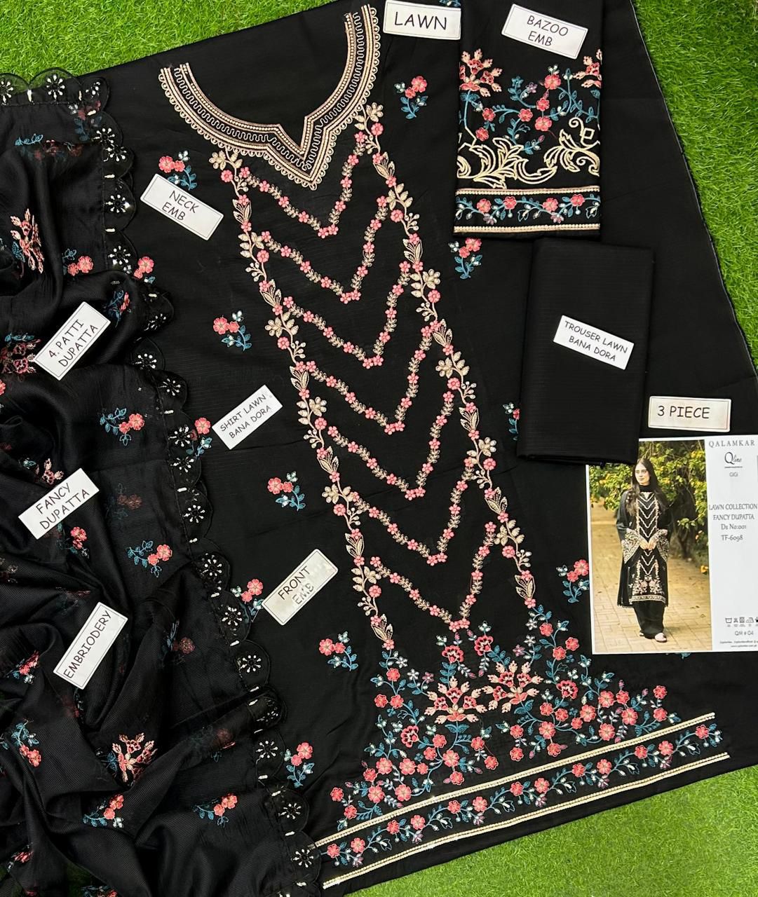 Qalamkar Lawn 6098KT