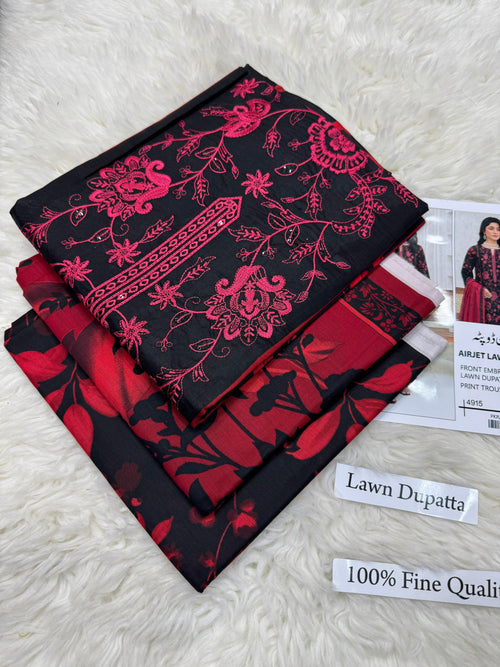 LAWN WITH LAWN DUPATTA VOLUME